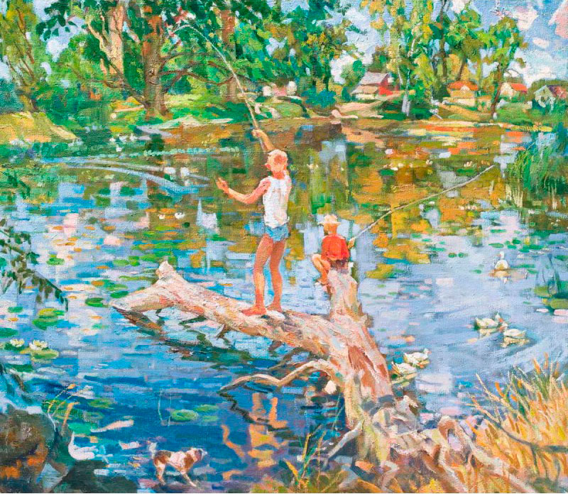 Юные рыбаки (Young fishermen)