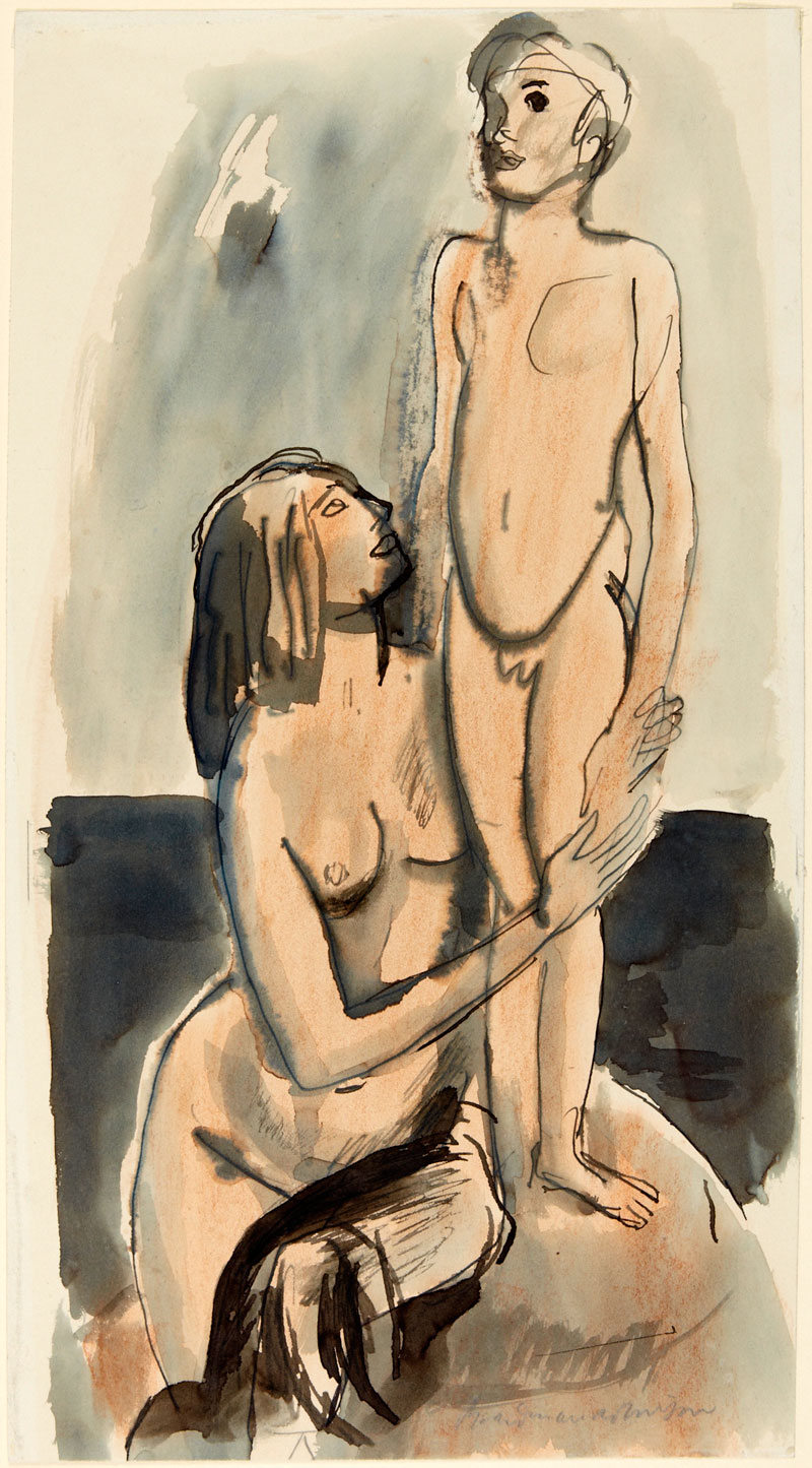 Nude Woman and Boy (Нагие женщина и мальчик)