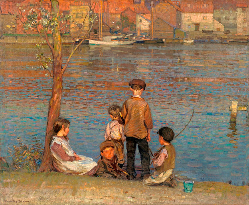 The River, Afterglow (Река, закат), 1911 