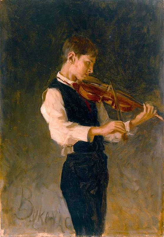 Mladi violinist / Armando Meneghello (Маленький скрипач / Армандо Менегелло), 1885