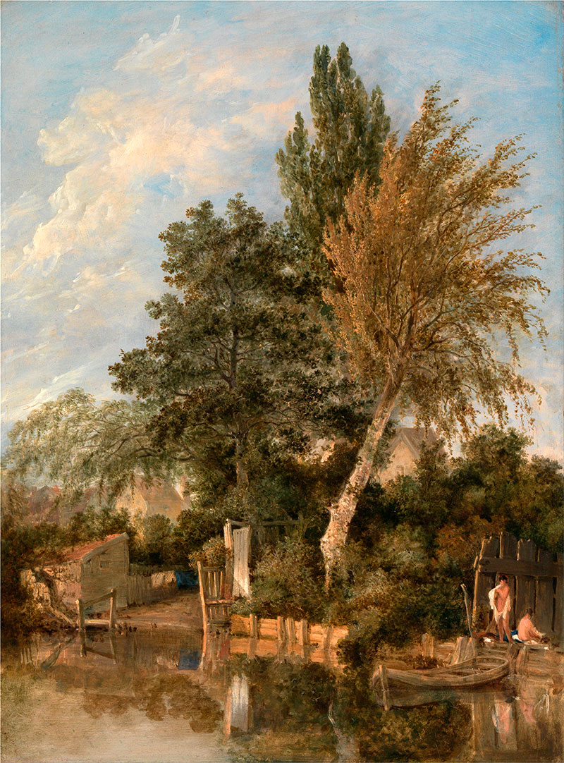 Boys Bathing on the River Wensum, Norwich (Мальчики купаются в реке Венсум, Норвич), 1817