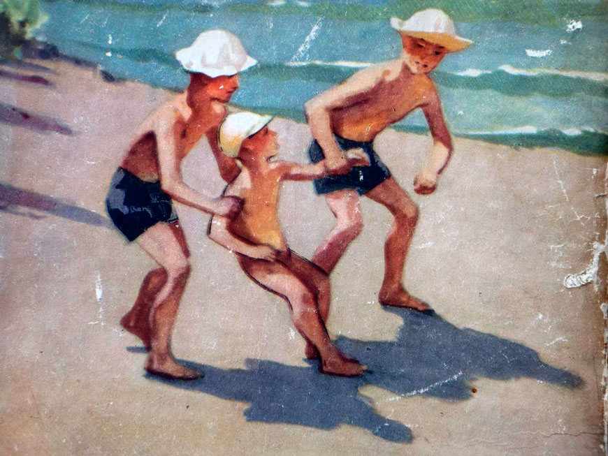 иллюстрации к рассказу 'НА ПЛЯЖЕ' Екатерины Рязановой * illustration for story ON THE BEACH by E.Ryazanova