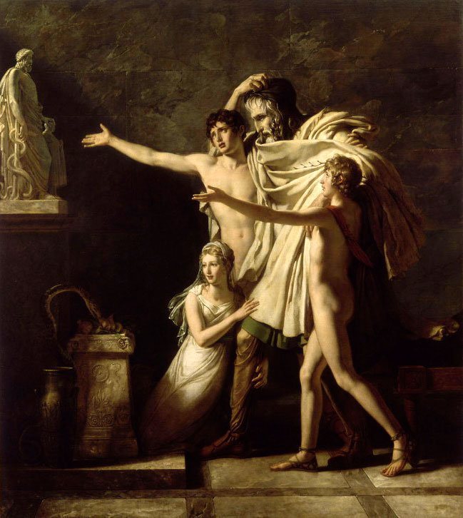 L'Offrande à Esculape (Подношение Асклепию), 1804