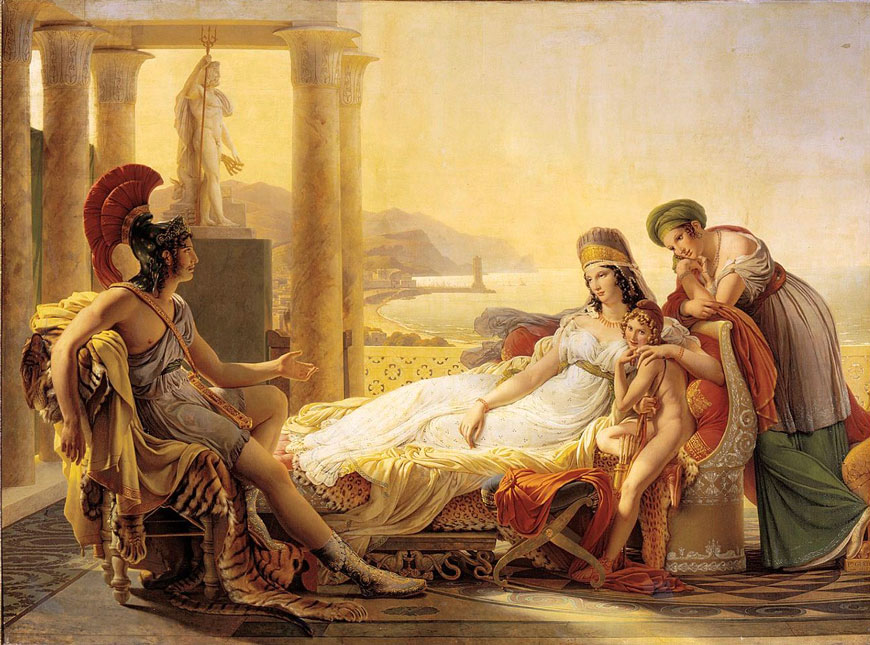 Aeneas telling Dido the story of Troy (Эней рассказывает Дидо историю Трои), 1815