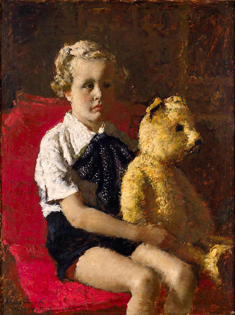 Мальчик с игрушечным медведем (Boy with a teddy bear), 1941