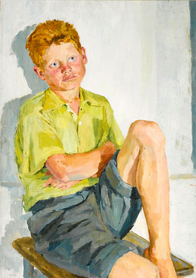 Портрет мальчика с рыжими волосами (Portrait of a boy with red hair), 1952