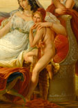 Aeneas telling Dido the story of Troy (Эней рассказывает Дидо историю Трои), 1815 detail/фрагмент