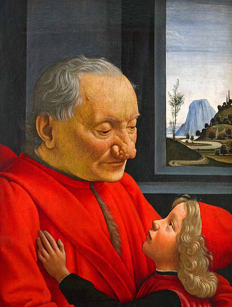 An old man and his grandson (Старик и его внук), c.1490