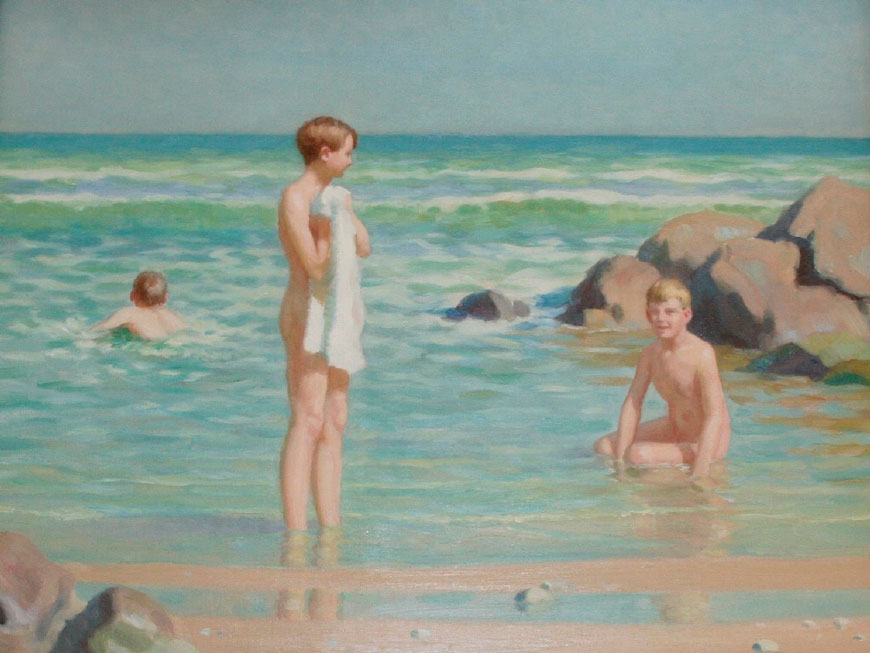 Boys bathing (Купающиеся мальчики)