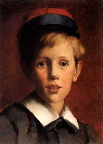 Portrait of a young boy in a cap (Портрет мальчика в кепи)