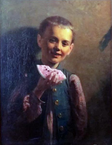 Мальчик с арбузом (Boy with watermelon)