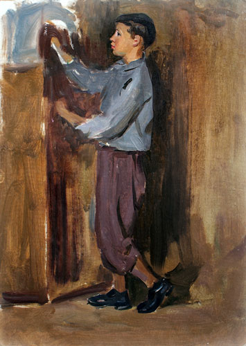 У доски (At the school board), 1950e