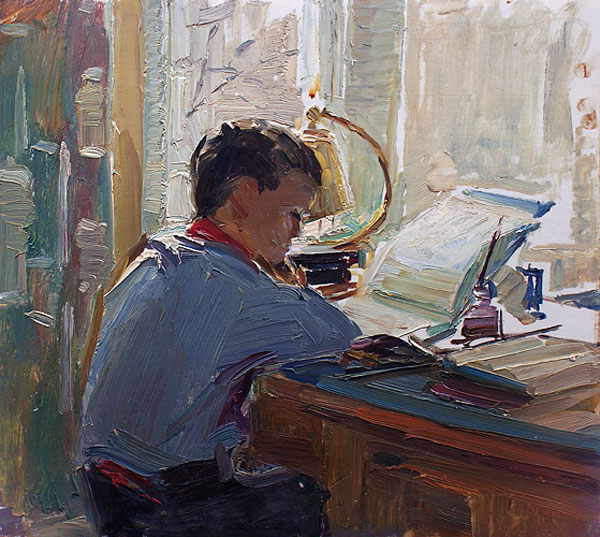 За столом (At the table), 1964