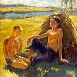 Rest from the haymaking