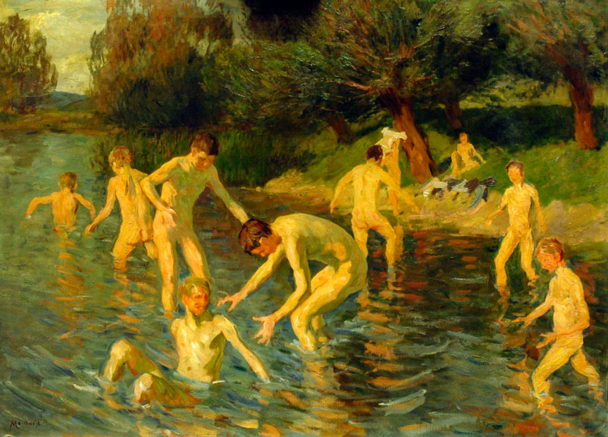 Bathing boys (Купающиеся мальчики), c.1920