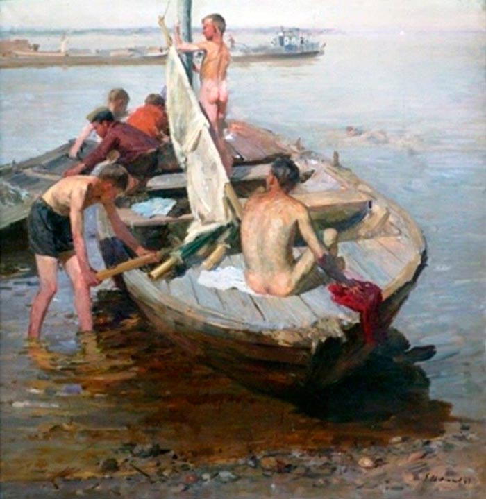 Мальчики в лодке (The boys in the boat), 1947