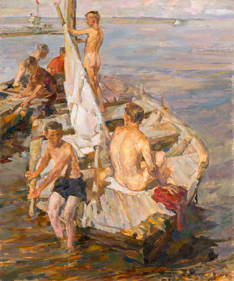 Мальчики в лодке (The boys in the boat), c.1947