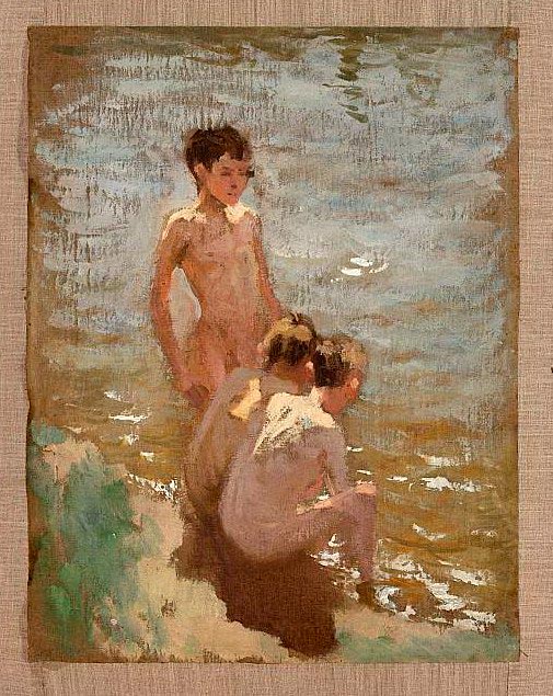 Three Boys by the Water (Три мальчика у воды), c.1900