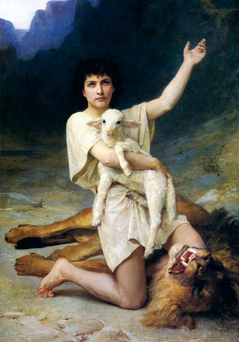 The Shepherd David (Давид - пастух), c.1895