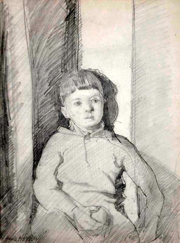 Sketch of the Artis's Son, Stefan (Скетч сына художника, Стефана)