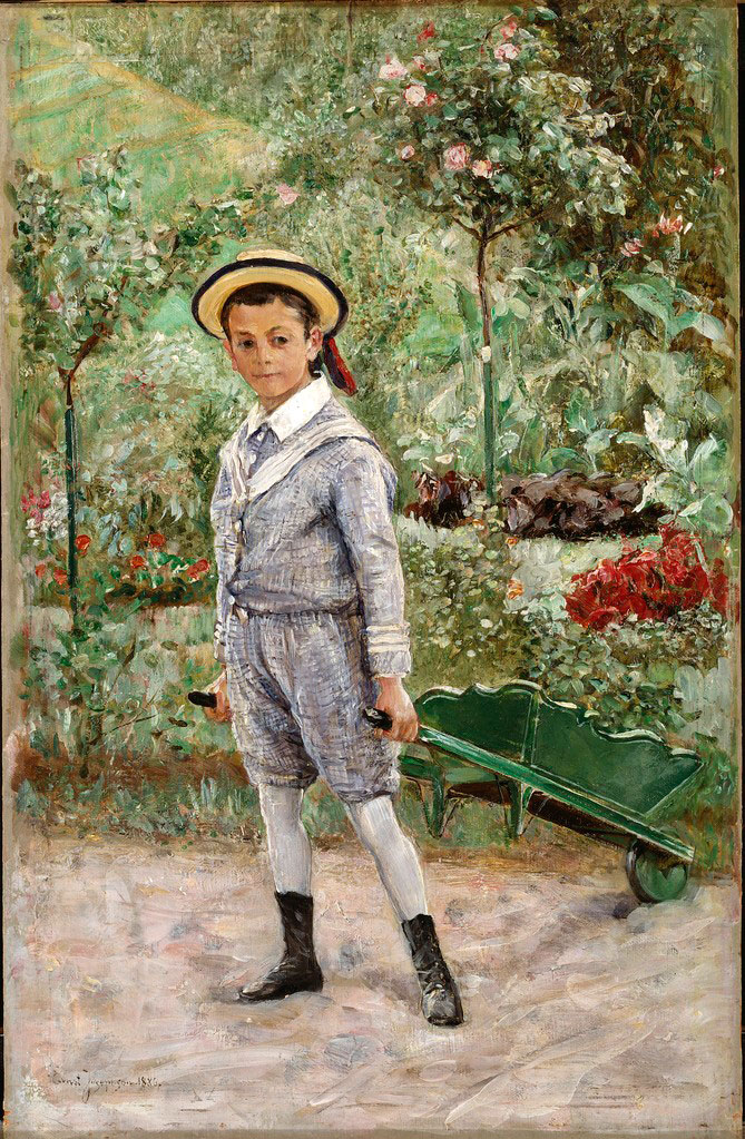 Boy with a Wheelbarrow (Мальчик с тачкой), 1880