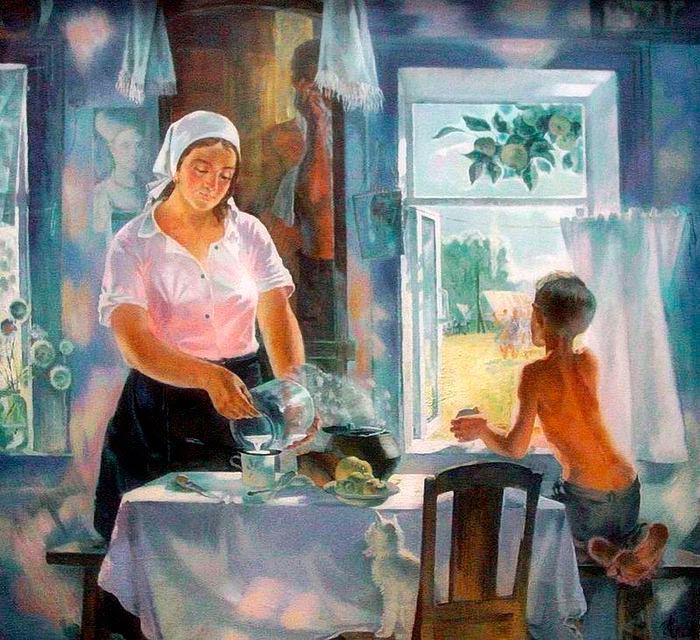 Голубое утро (Blue morning), 1981