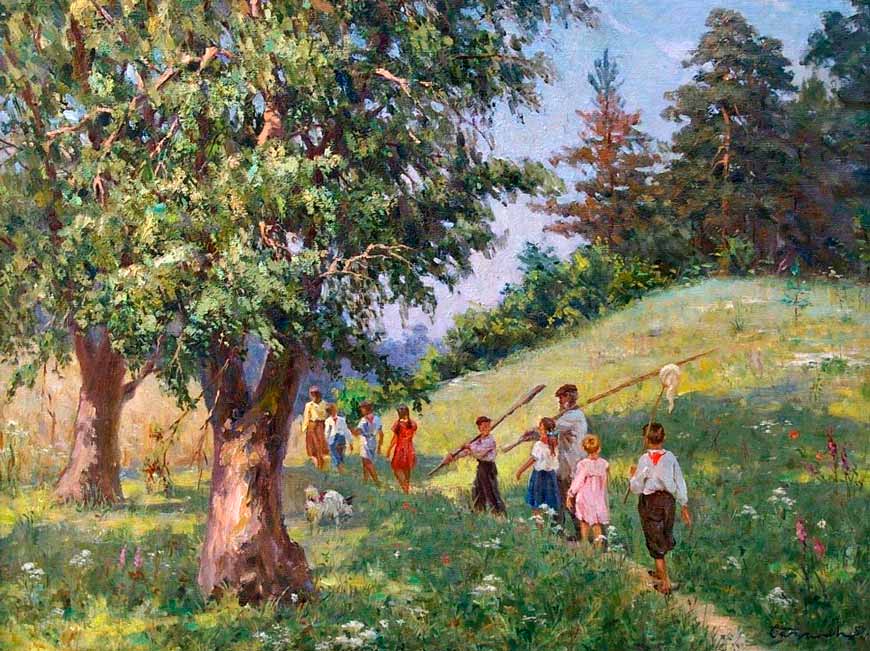 Летний день (Summer day), 1954