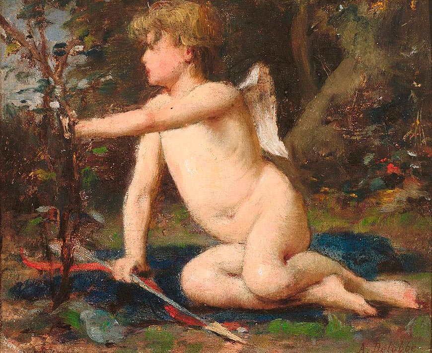 Cupidon avec arc et flèches (Амур с луком и стрелами), 1861