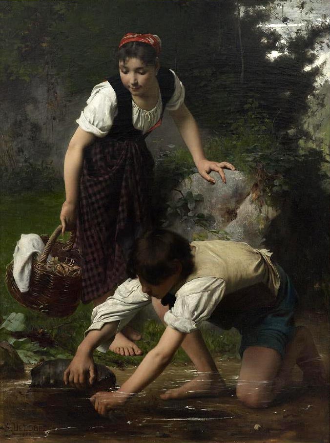 La Pêche aux Écrevisses (Ловля раков), 1878