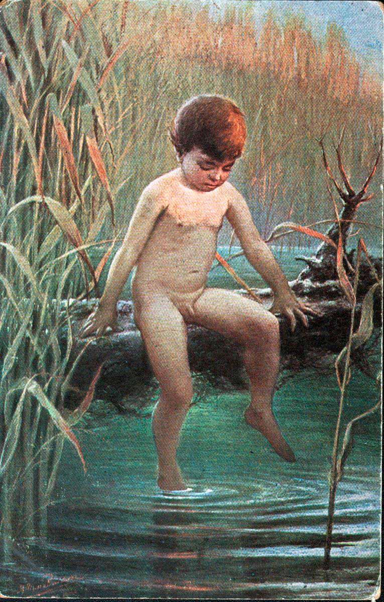 Мальчик, собирающийся купаться (Boy about to swim), 1886