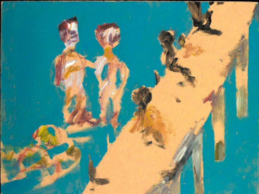 Bathers, St Kilda Pier (Купающиеся, пирс Сейнт Килда), 1945