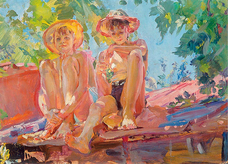 Дети на крыше (Children on the roof), 1942