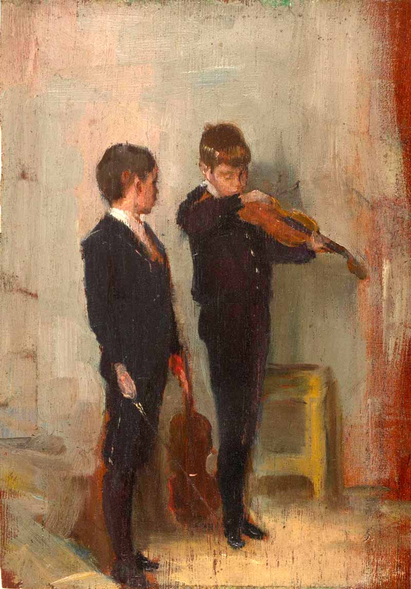 The Violin Lesson (Урок скрипки), 1889