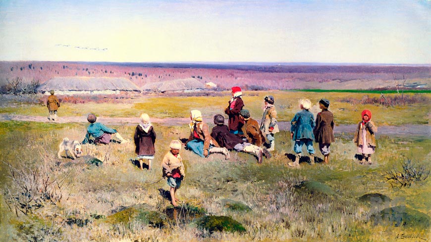 Журавли летят (Cranes Flying), 1891