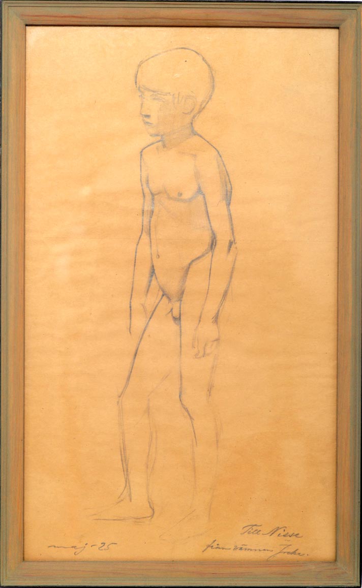 Studie av pojke (Этюд мальчика), 1925