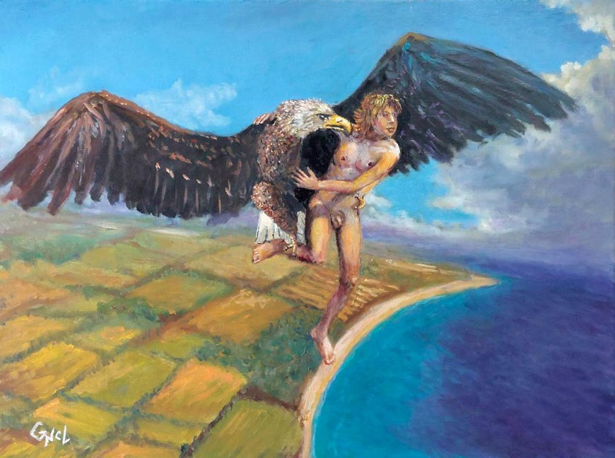 The abduction of Ganymede (Похищение Ганимеда), 2023