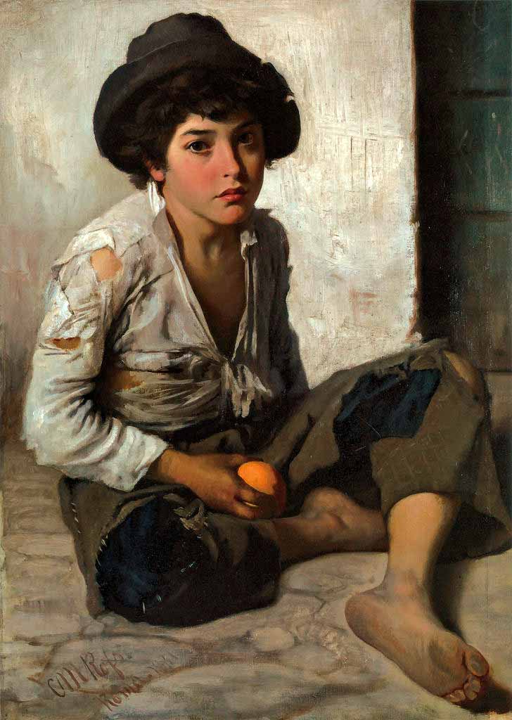 Italian street boy / Orange boy (Итальянский уличный мальчик / Апельсиновый мальчик), 1881