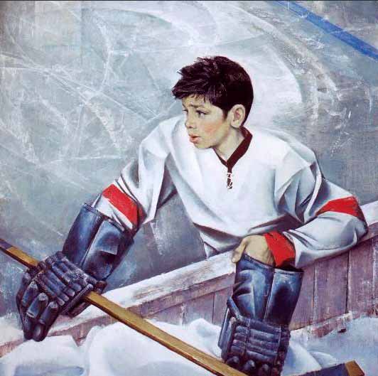 Юный хоккеист (Young hockey player), 1971