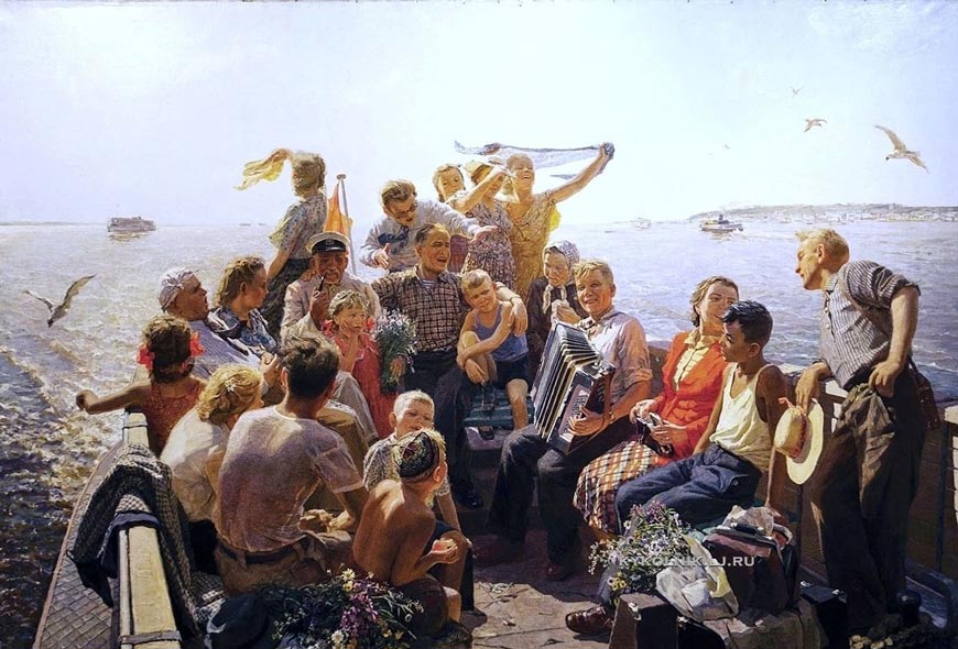 По Волге широкой (On the Volga wide), 1954