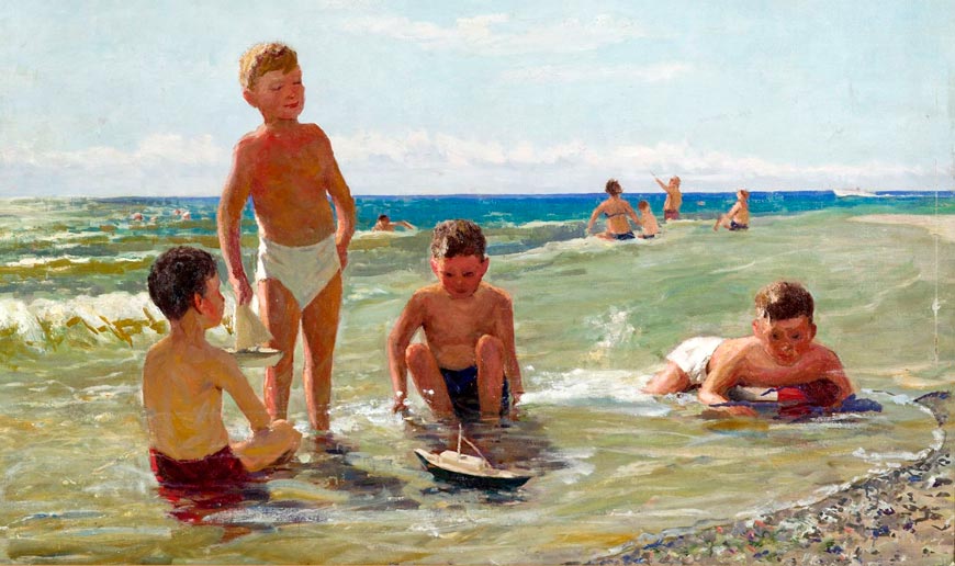 Мальчишки купаются (Boys bathing), 1960-е