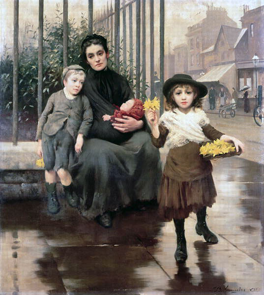 The Pinch of Poverty (В тисках нужды), 1891