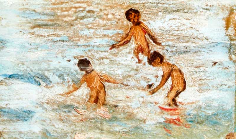 Niños en la playa (Мальчики на пляже)