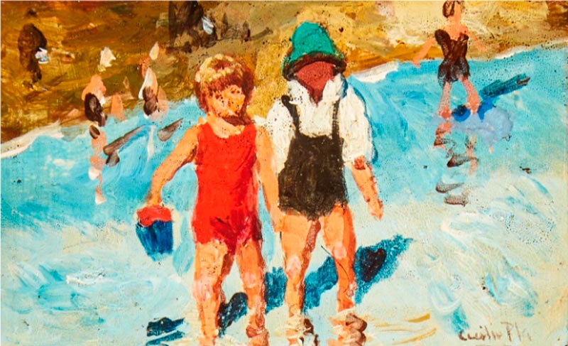 Niños en la playa (Мальчики на пляже)