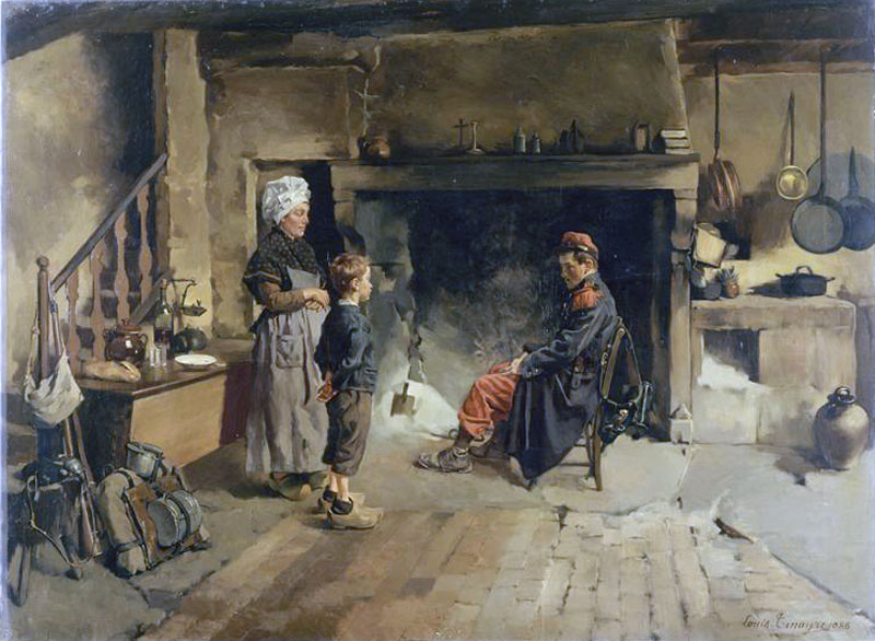 Le billet de logement (На постое), 1886