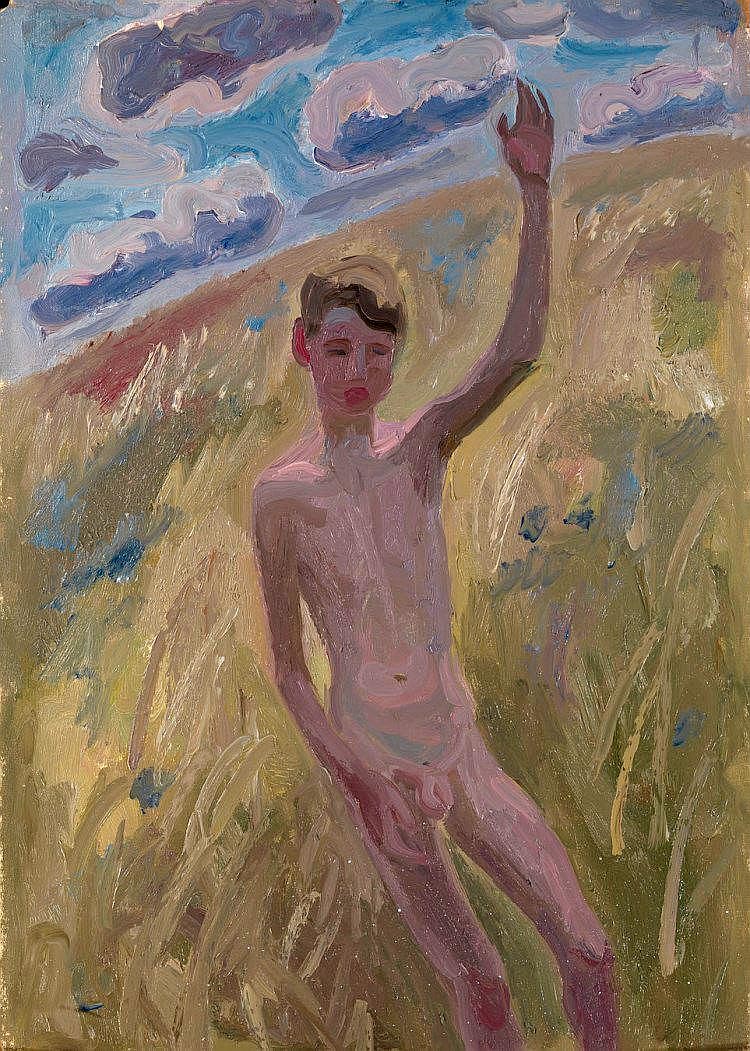 Мальчик с поднятой рукой (Boy with His Hand Raised), 1973