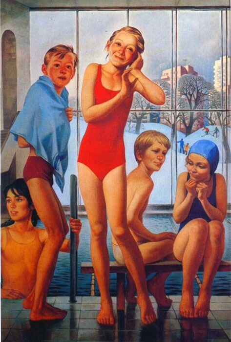 Maлeнькиe купaльщики (Little Bathers)