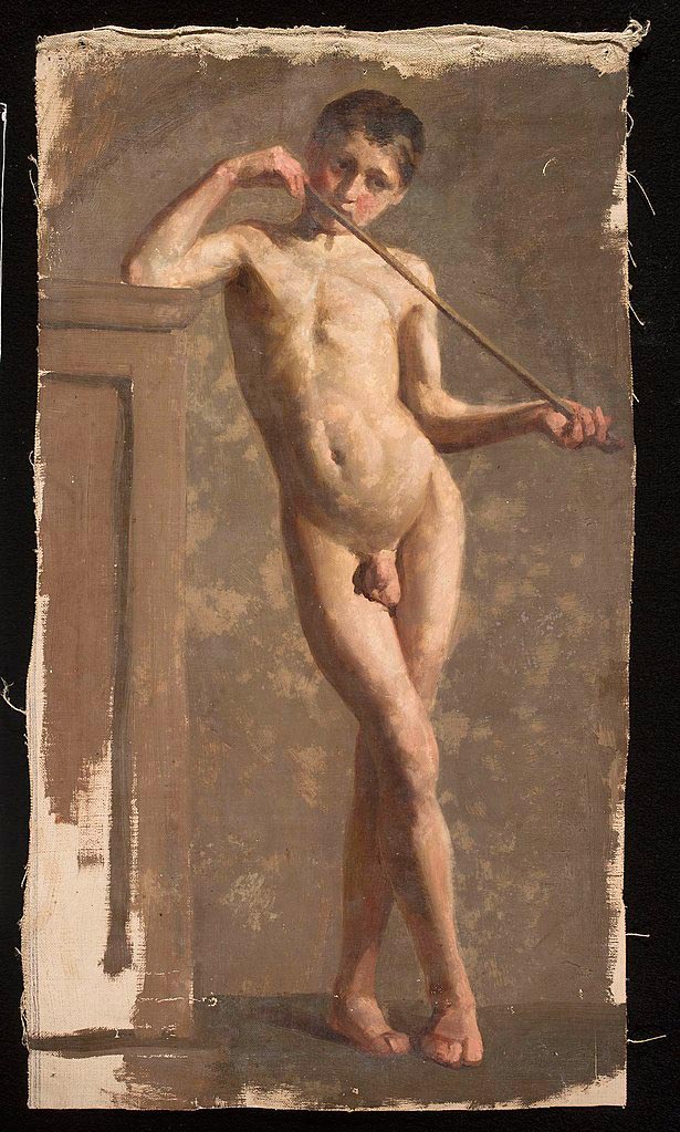 Nude of a standing boy (Нагота стоящего мальчика), 1873