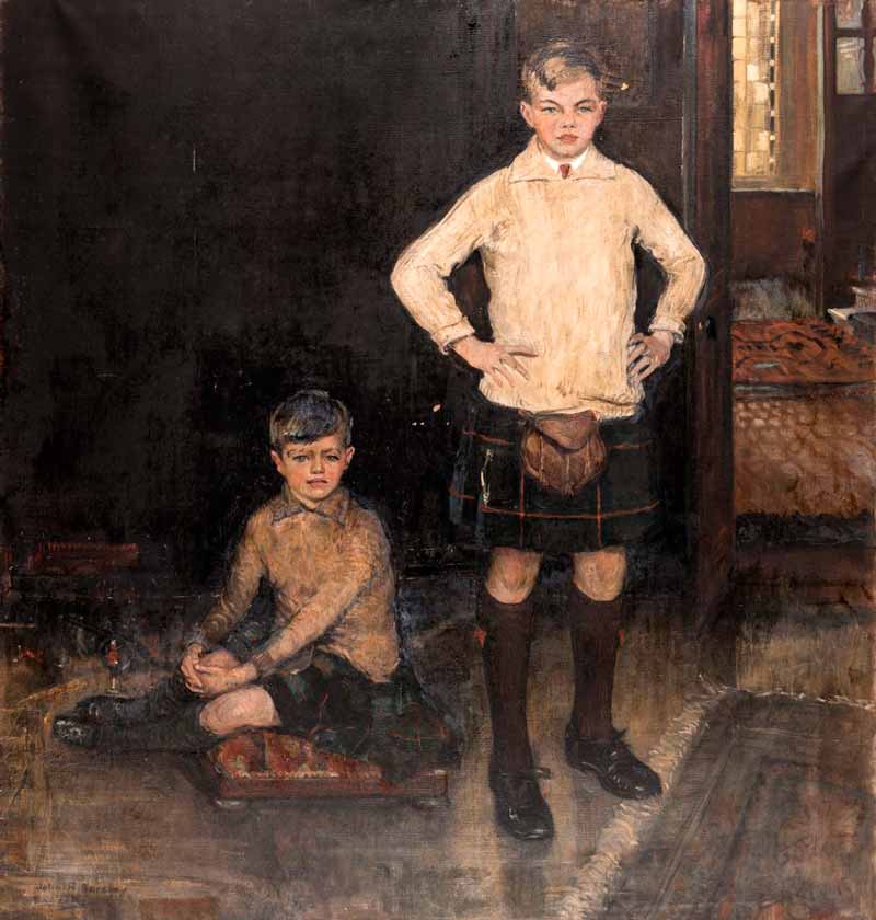 Two boys in Kilts (Два мальчика в килтах), 1925