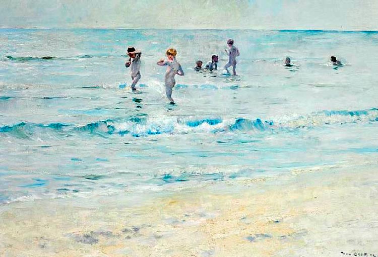 Badende drenge, Skagen beach (Купающиеся мальчики, побережье Скагена), 1892