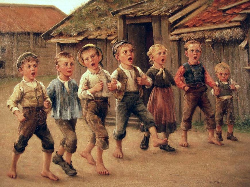 Swedish Village Rascal Choir (Шведский деревенский хор хулиганов), 1887